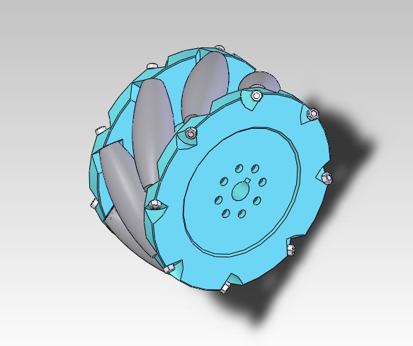 麦克纳姆轮3D图纸 G991