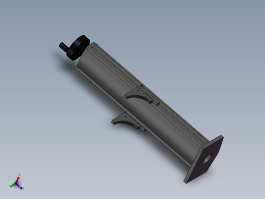 手动丝杆高度调节机构