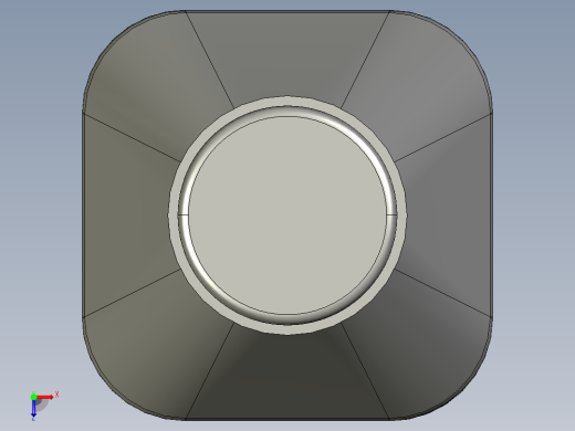 方形带圆角塑料瓶俯视缩略图