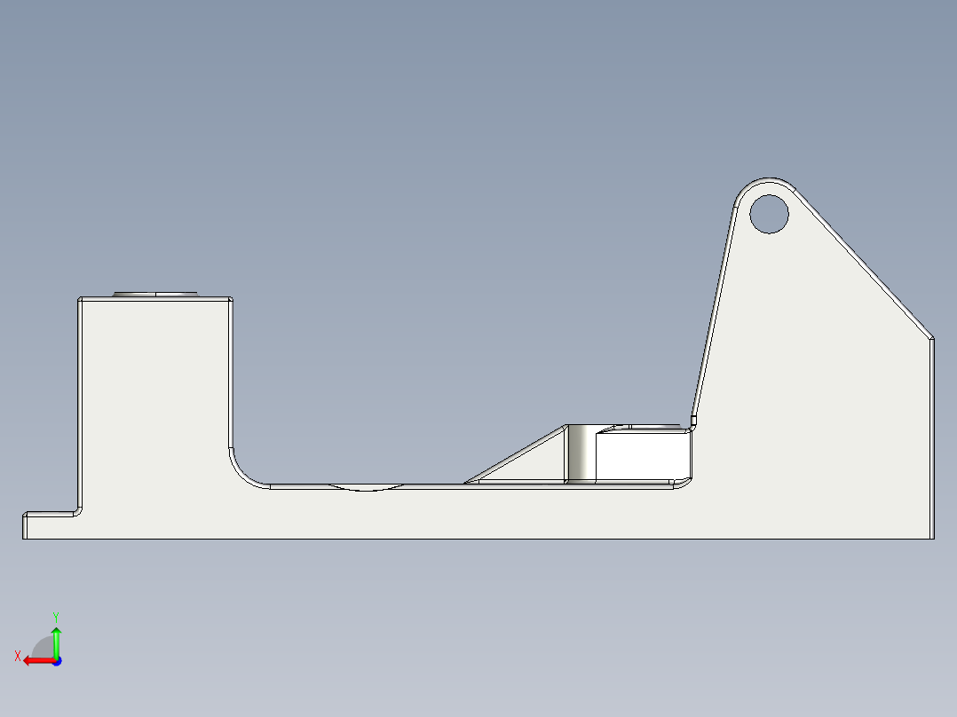 围绕连杆 固定装置后视图