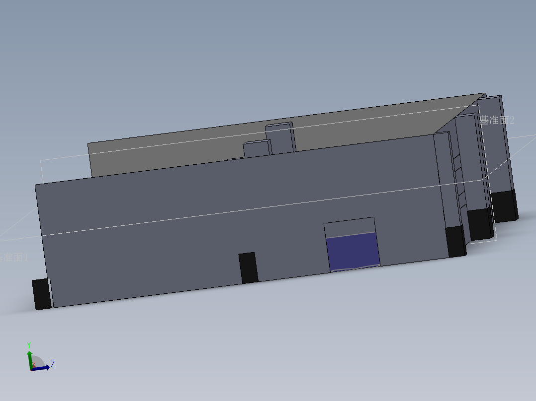 万达广场1F一角主视图