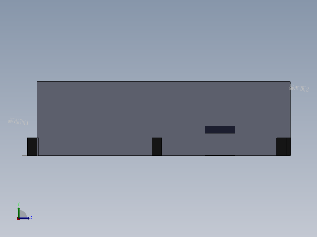 万达广场1F一角左视图