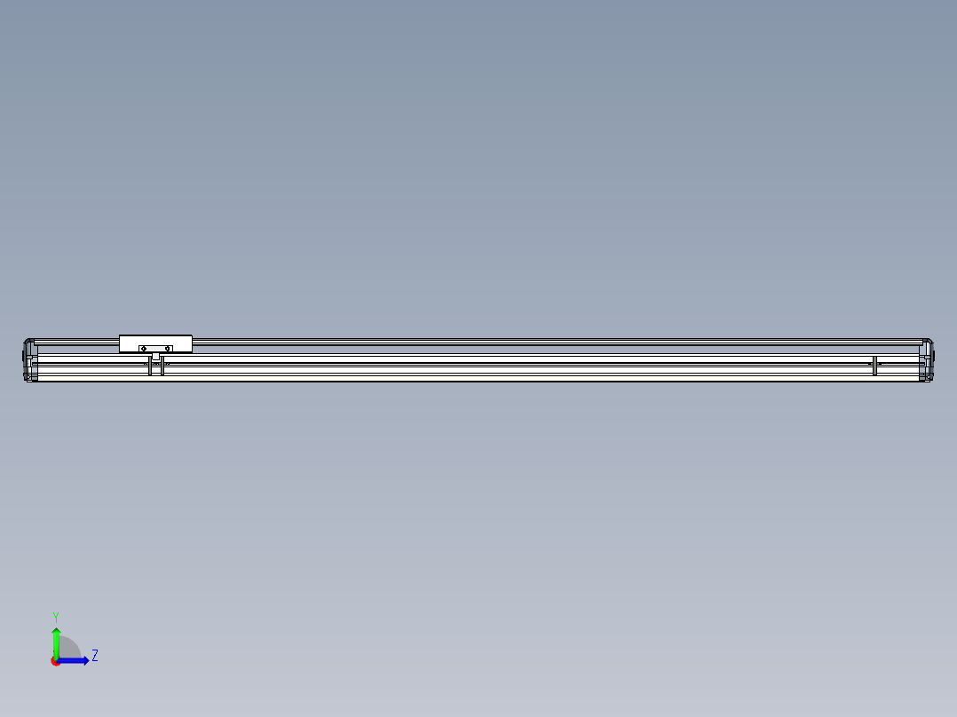 Toyo东佑达直线模组-ETH17-1500-M-組合左视图