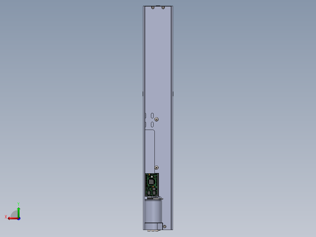 四轴机械臂--stp后视图