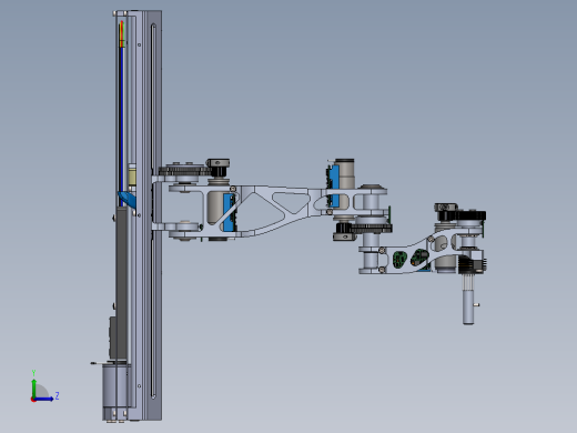 四轴机械臂--stp左视缩略图