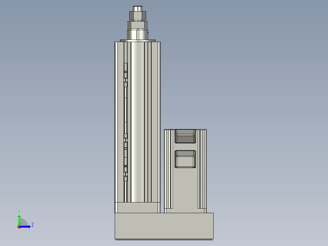 12VZ电动缸-VZ6-S100-BD左视图
