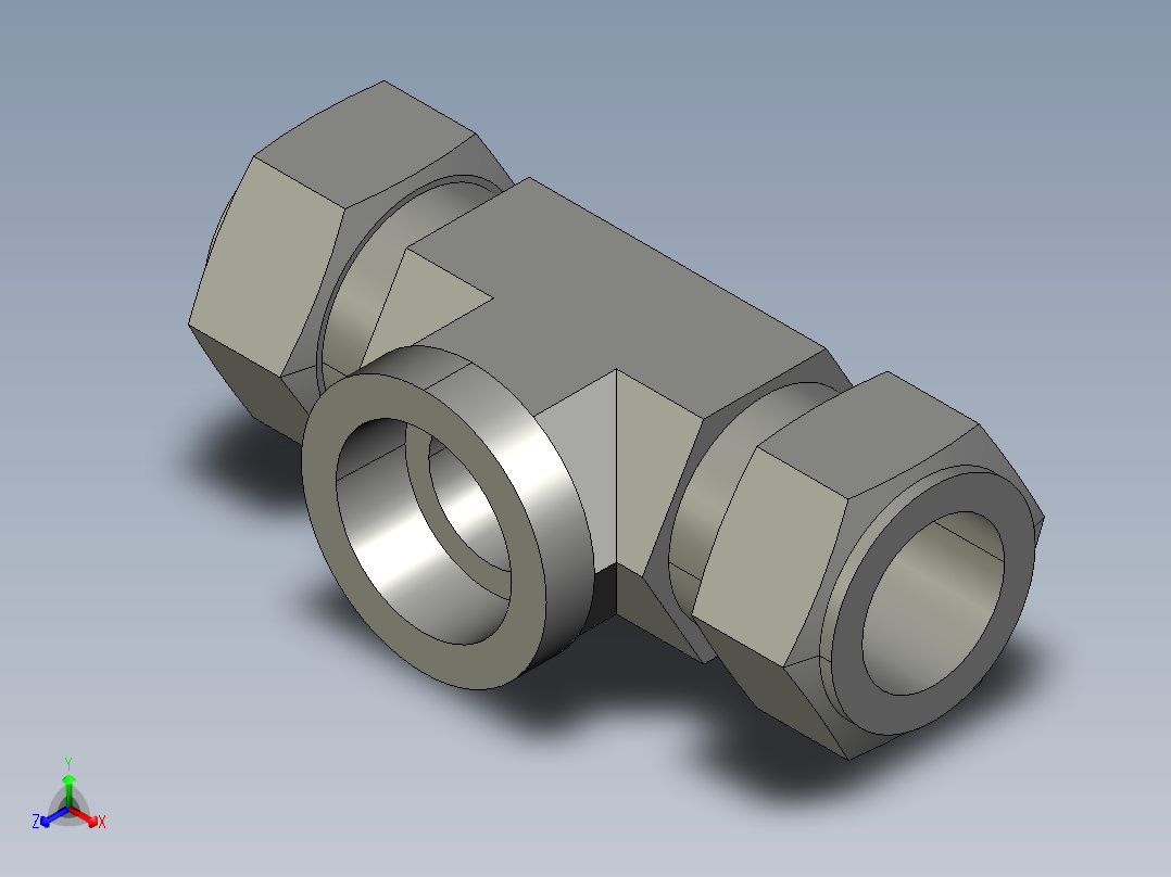 卡套式工业通用硬管接头20_obu-s主视图