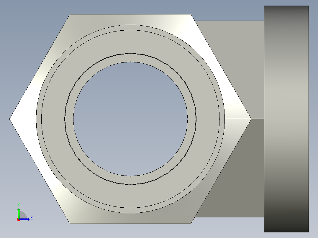 卡套式工业通用硬管接头20_obu-s左视图