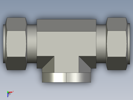 卡套式工业通用硬管接头20_obu-s俯视缩略图