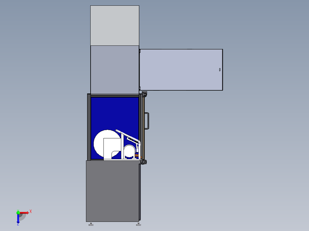 C490拖钩焊接夹具俯视图