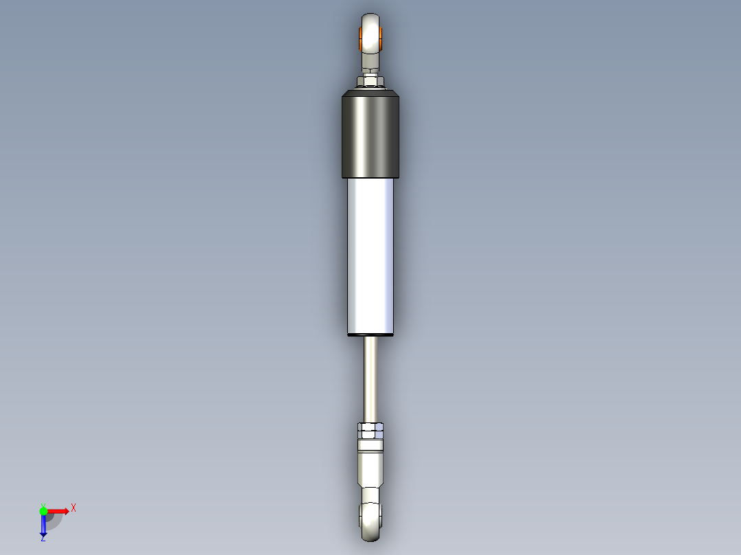 NOVOTECHNIK直线位移传感器TX2 系列 带球眼安装接头俯视图