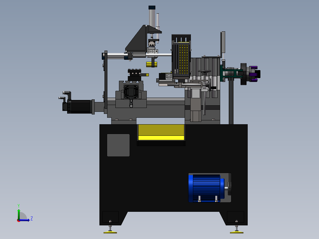 数控车床设备1365685左视图