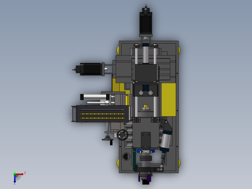 数控车床设备1365685俯视缩略图