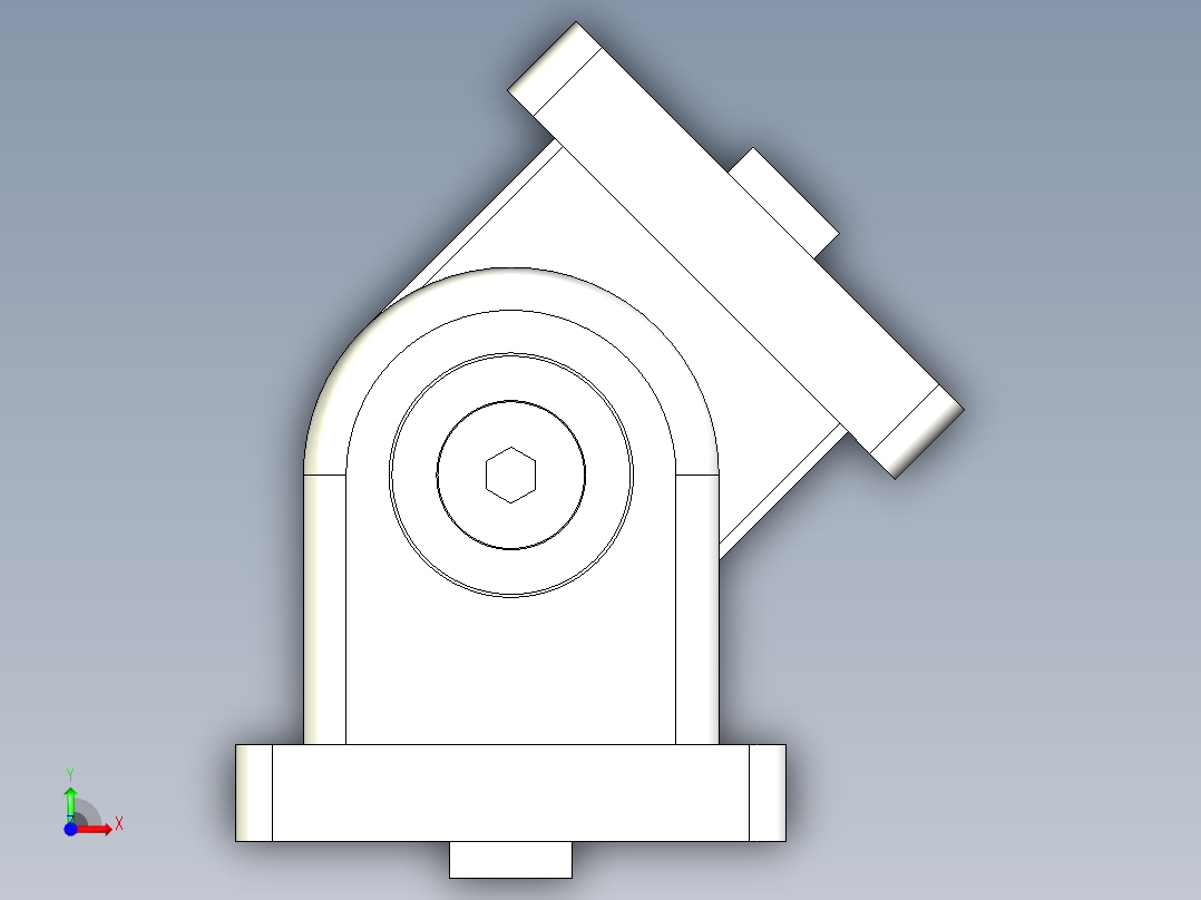 型材-BR 45X45 PIVOT JOINT KJN502684前视图