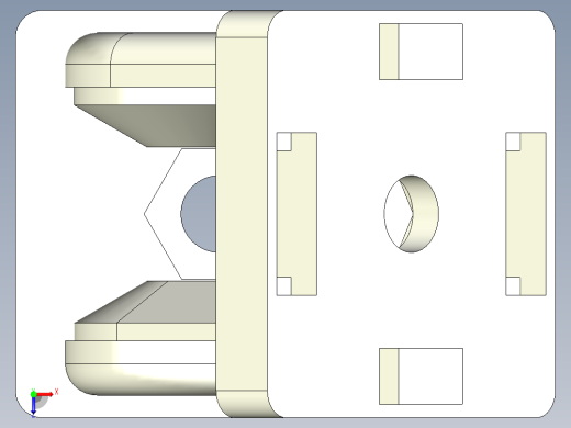 型材-BR 45X45 PIVOT JOINT KJN502684俯视缩略图