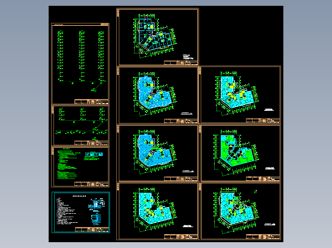 某住宅楼地暖工程设计图
