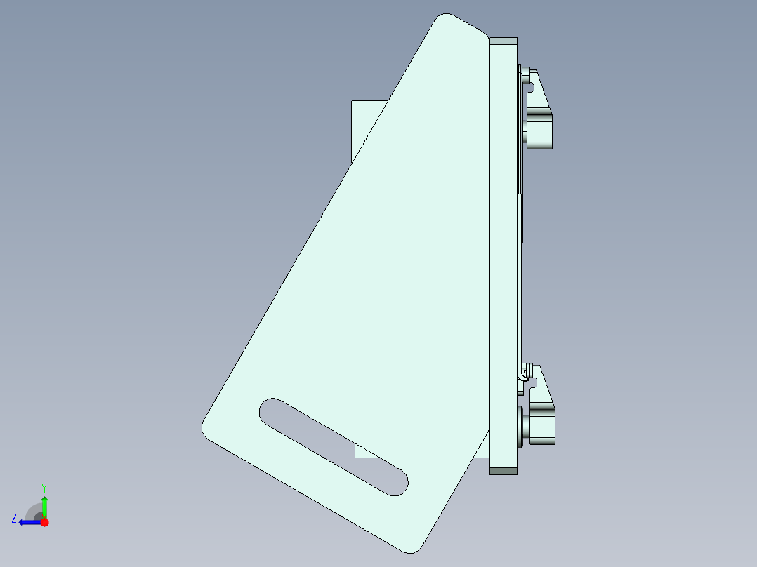 ux301-a-笔记本CNC工装夹具三维模型cnc6-8-6右视图