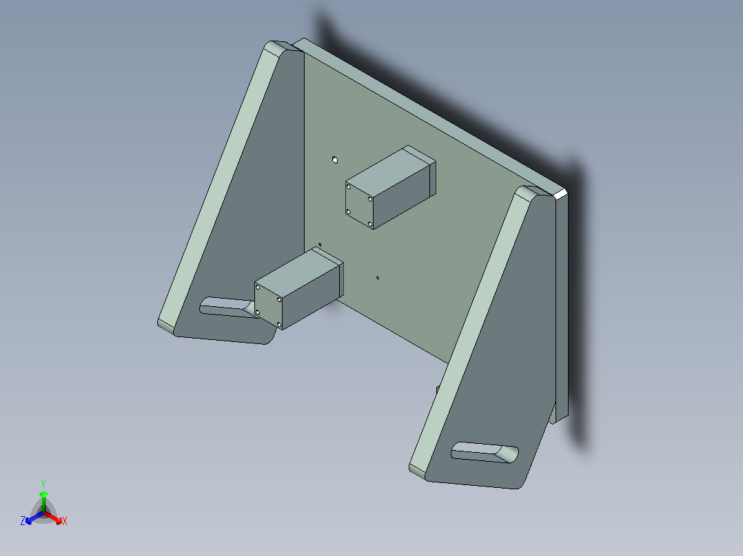 ux301-a-笔记本CNC工装夹具三维模型cnc6-8-6正等轴测图