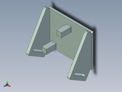 ux301-a-笔记本CNC工装夹具三维模型cnc6-8-6正等轴测缩略图