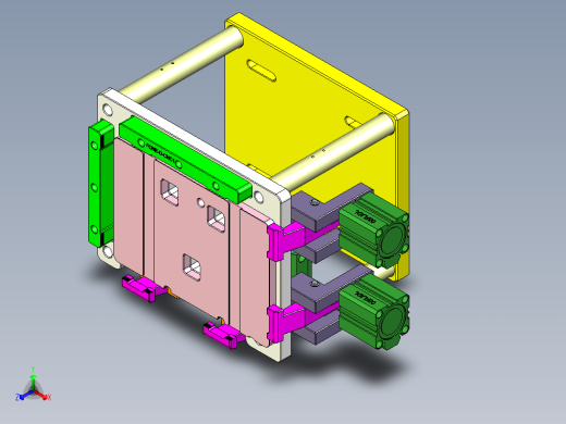 FONE-D-CNC1笔记本CNC工装夹具三维模型-1114正等轴测缩略图
