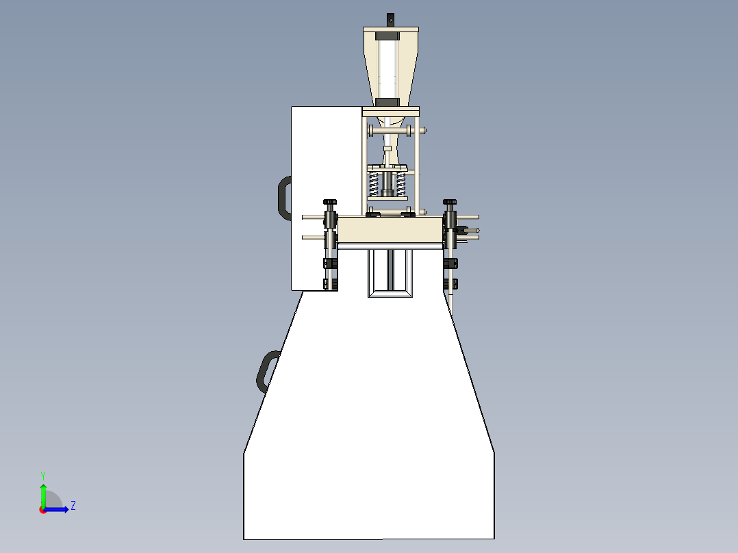 奶瓶灌装线左视图