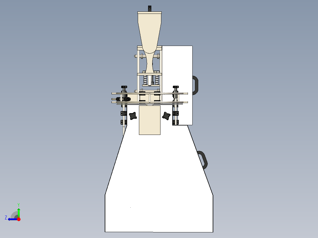 奶瓶灌装线右视图
