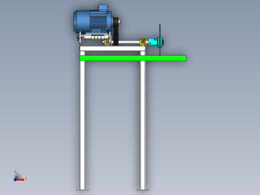 非标锯床设计前视缩略图