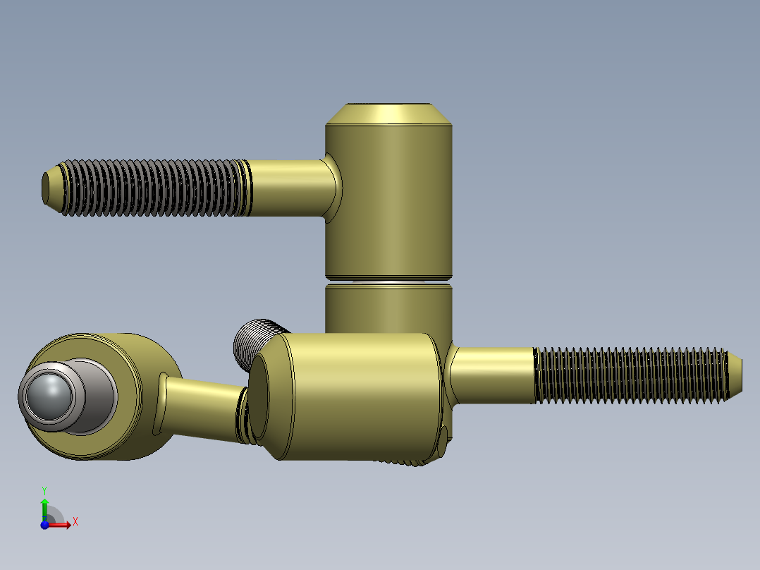 铰链、-圆前视图