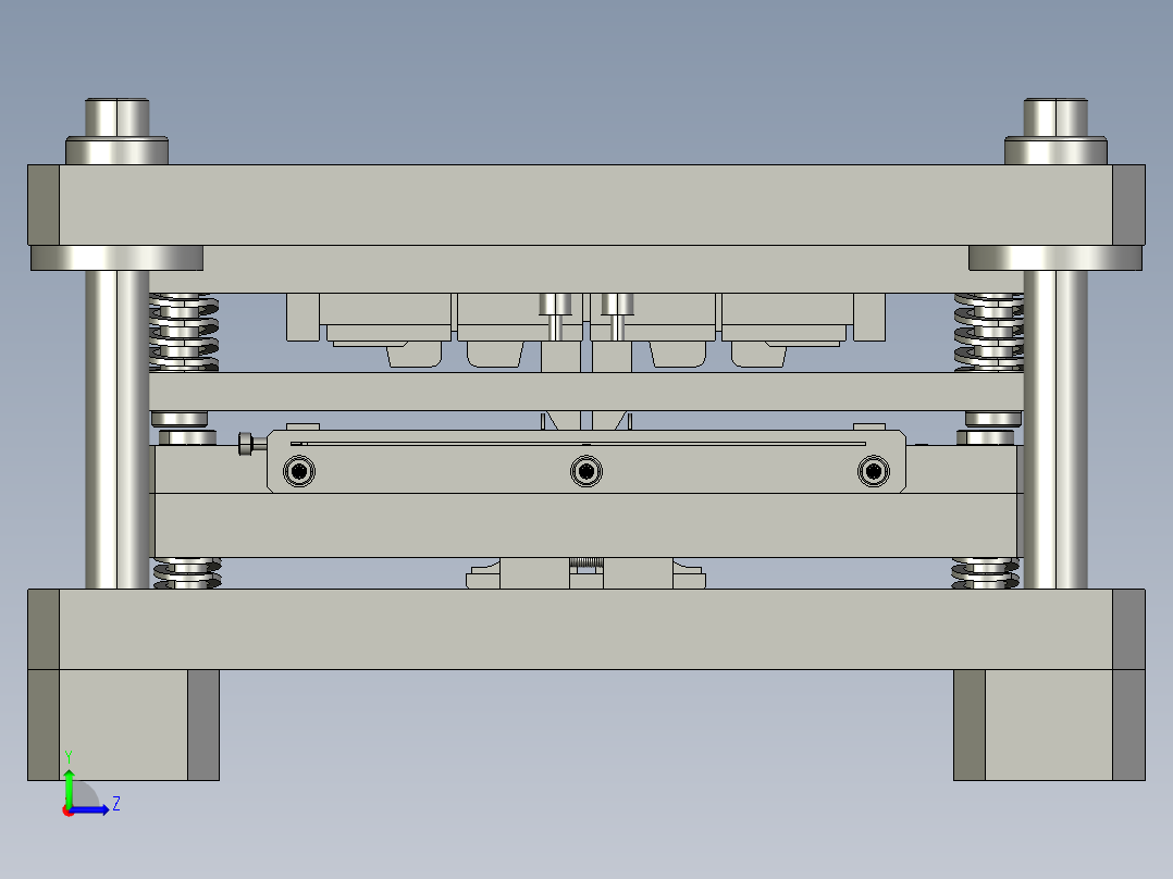 B2004815-渐进式压床左视图