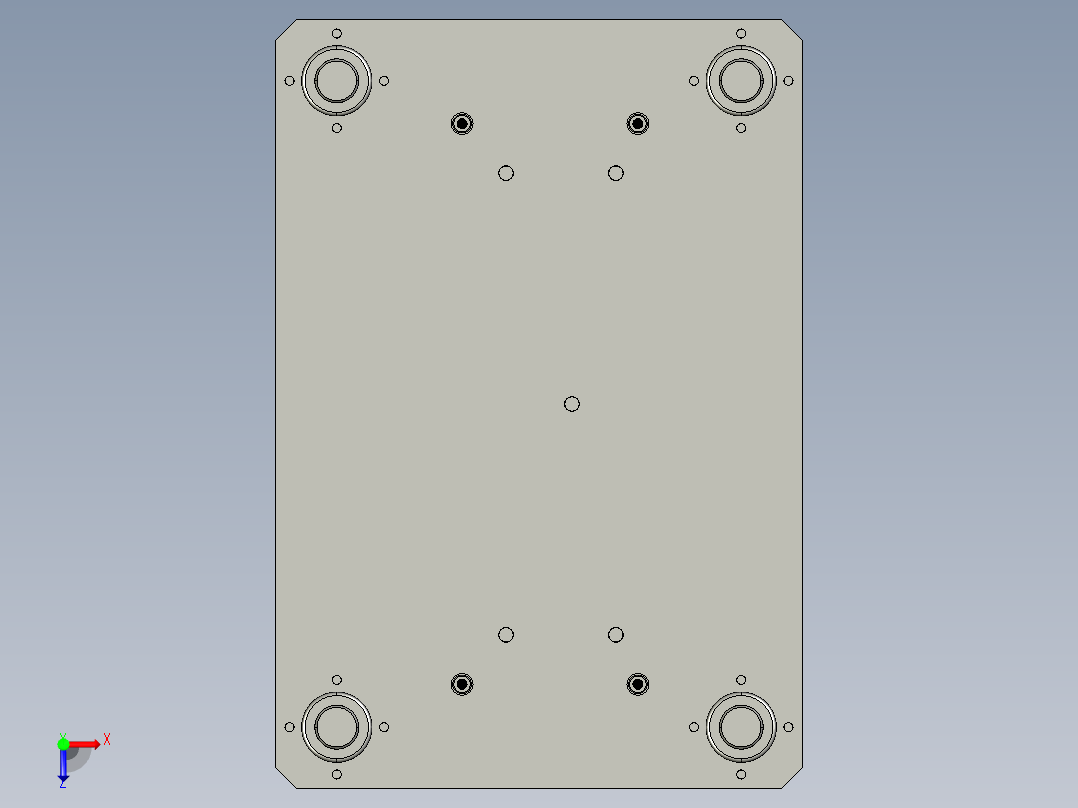 B2004815-渐进式压床俯视图