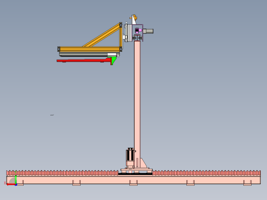 移动式桁架搬运机构后视缩略图