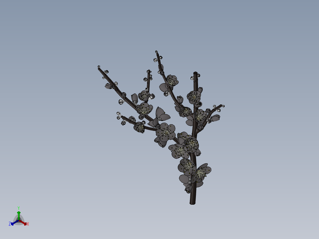 植物正等轴测图