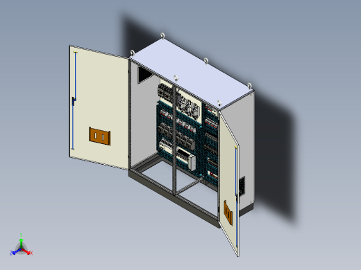 双柜组装刀开关plc延时控制柜