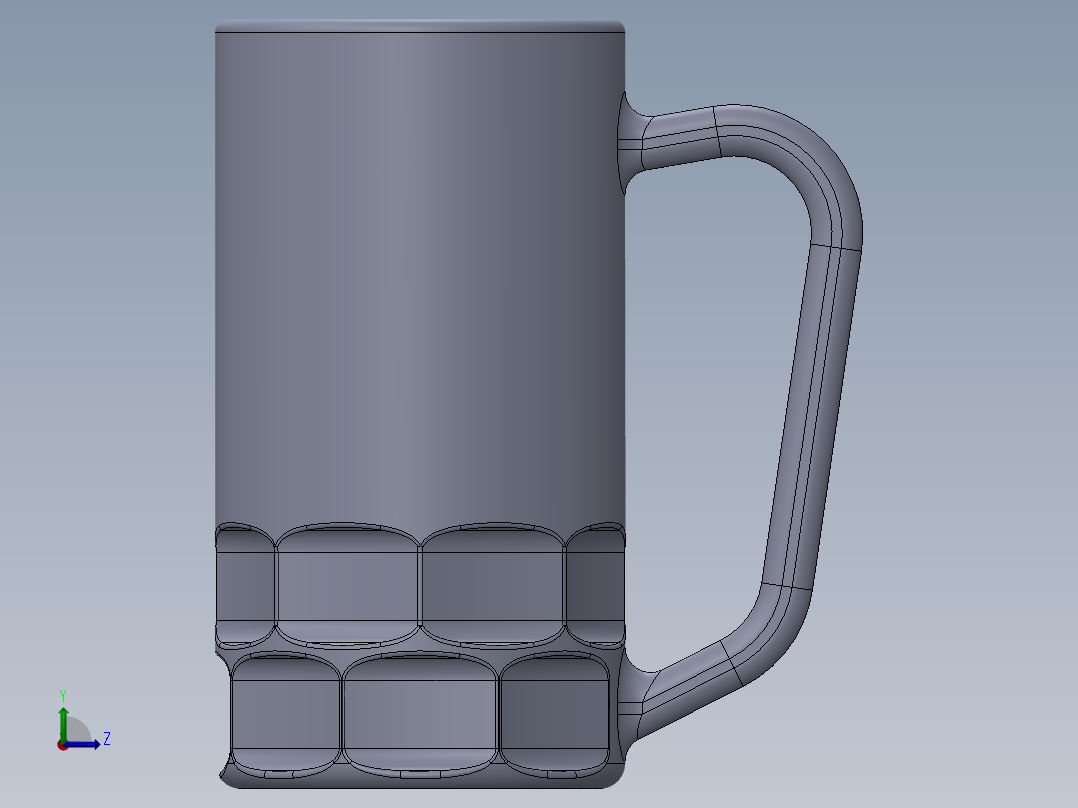 玻璃器子、杯子(18)左视图