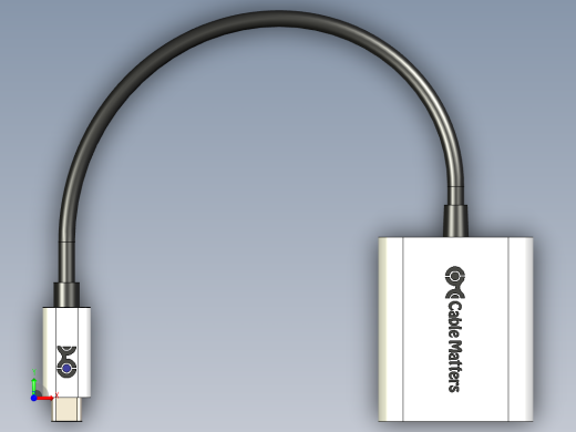 Cable Matters USB C 转 HDMI 2.1 适配器前视缩略图