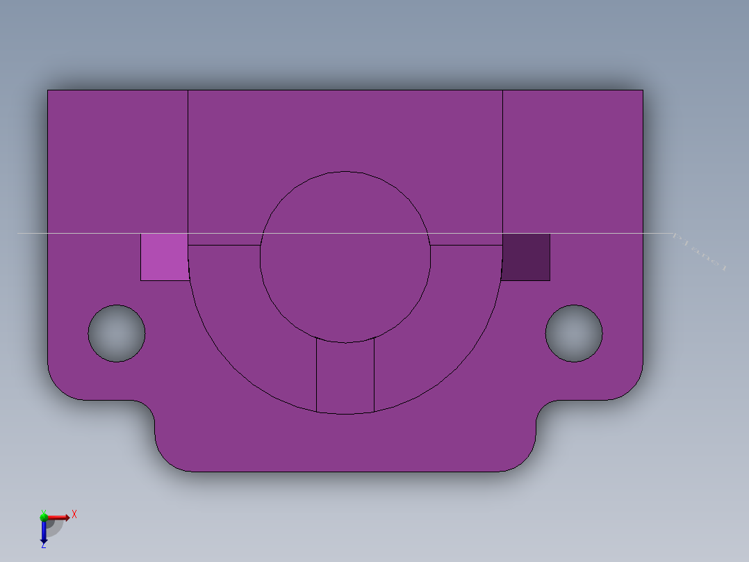 007-SW16练习题俯视图