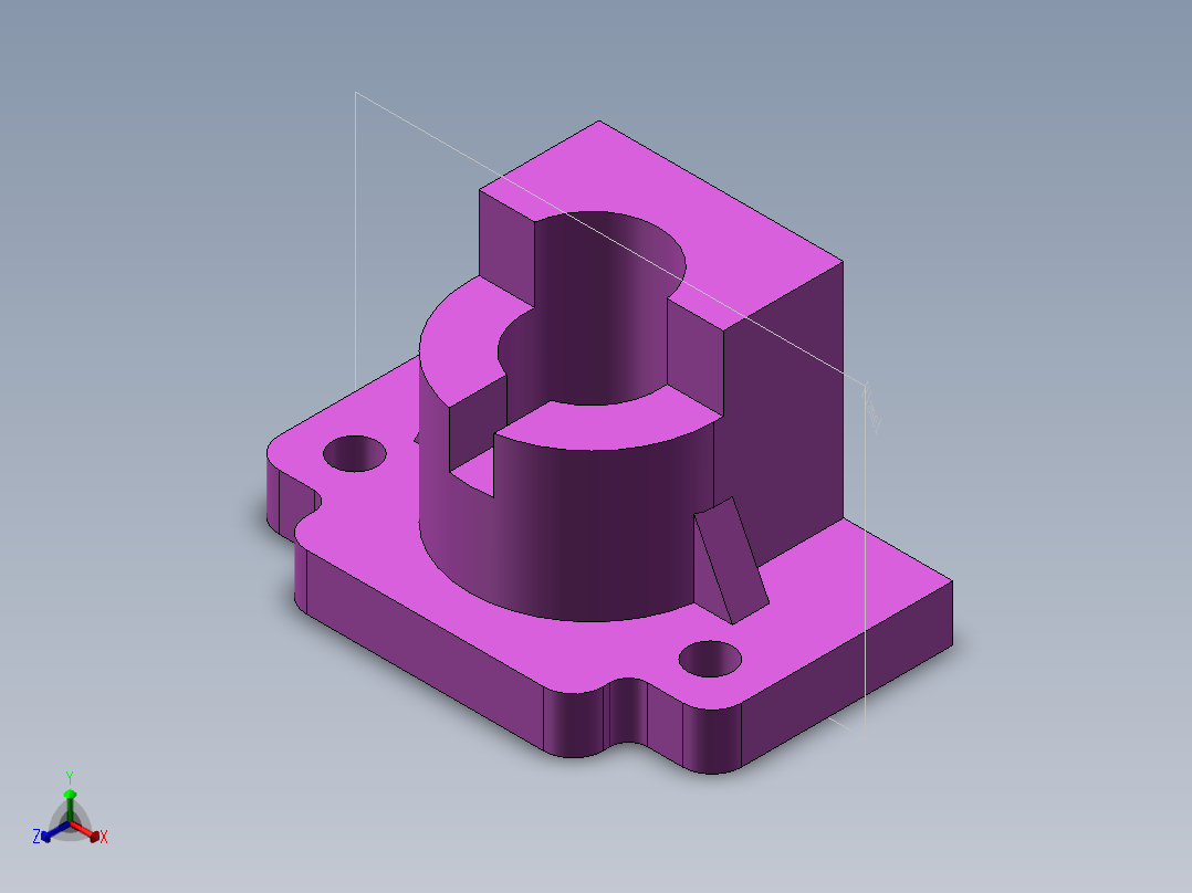 007-SW16练习题正等轴测图
