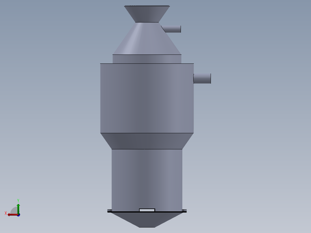 干熄炉布风系统后视图