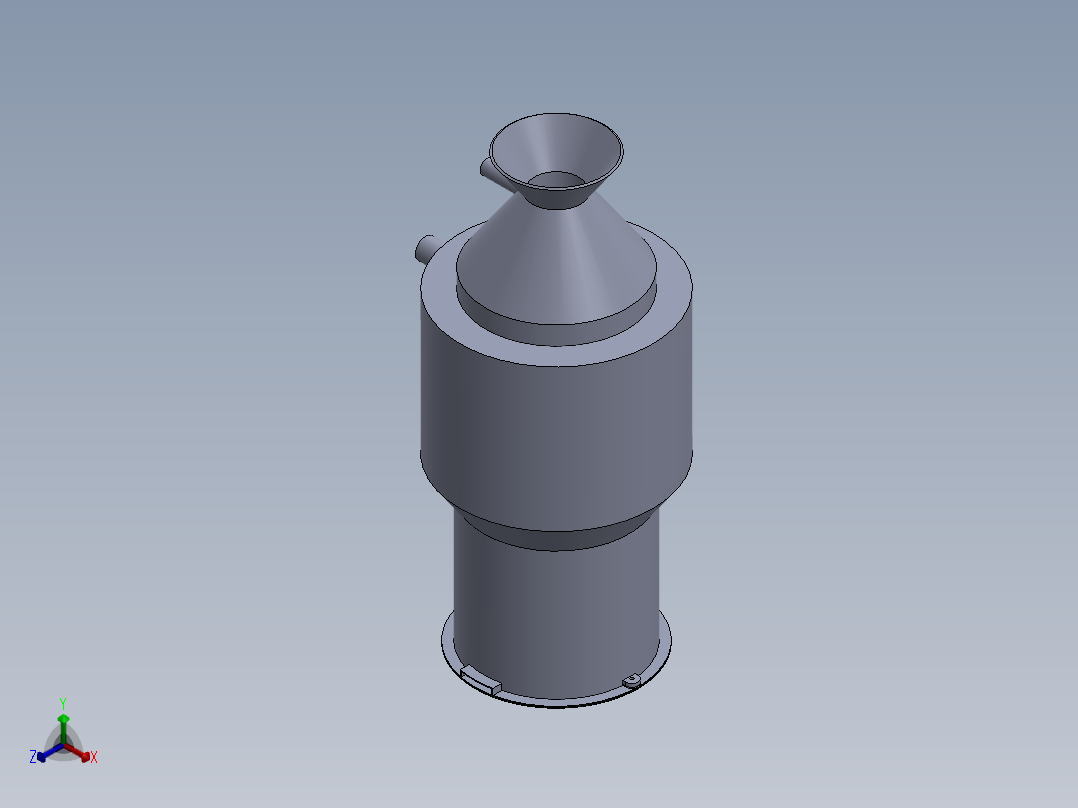 干熄炉布风系统正等轴测图