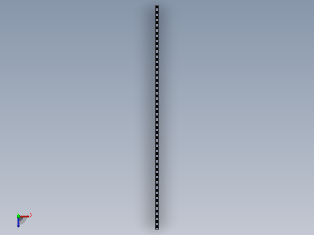 工业轮轨俯视图