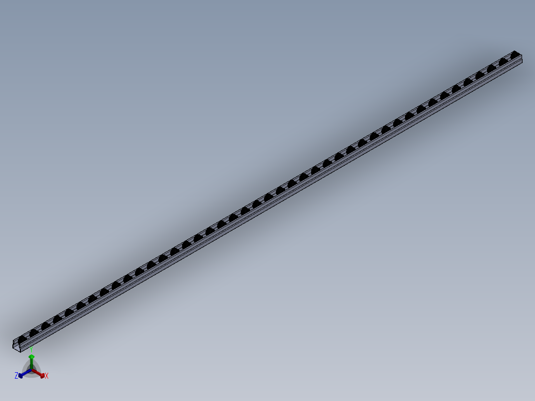 工业轮轨正等轴测图