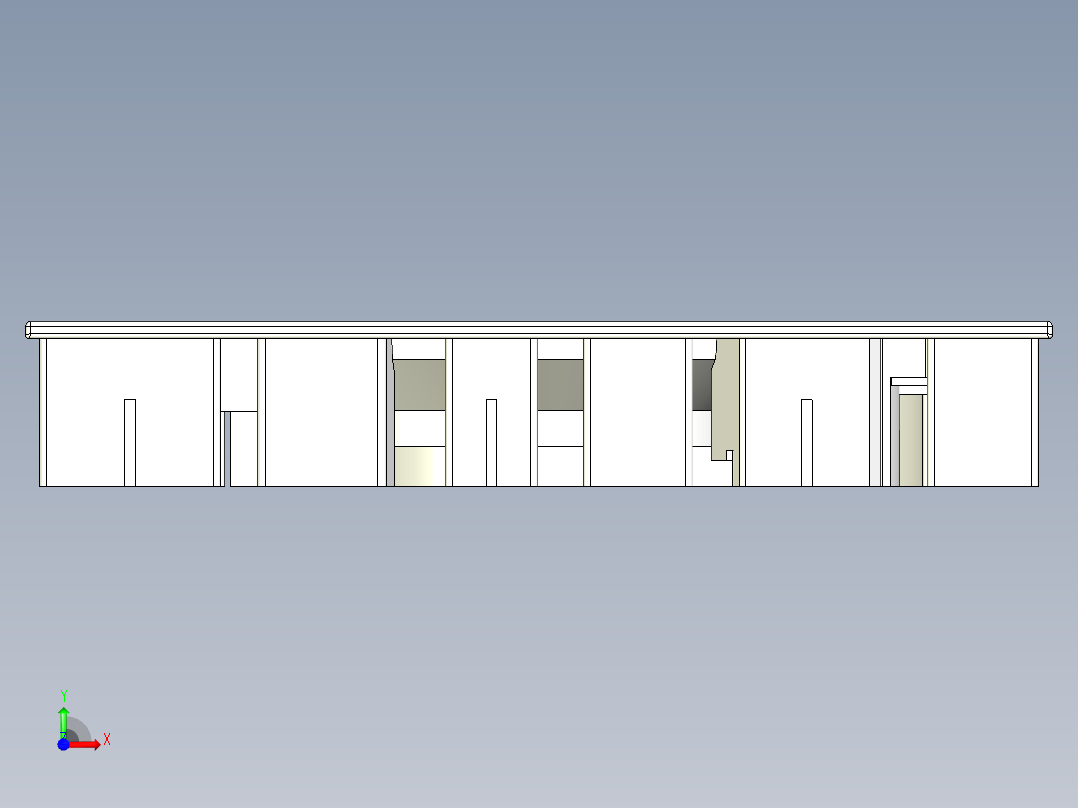 纸浆模塑炒锅前视图
