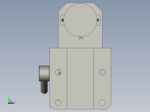YWP200K4-06-03-00编码器组件左视缩略图