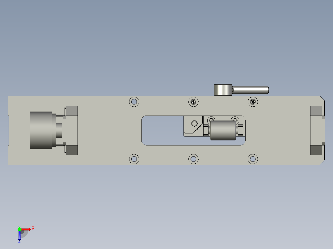 YWP200K4-06-03-00编码器组件俯视图