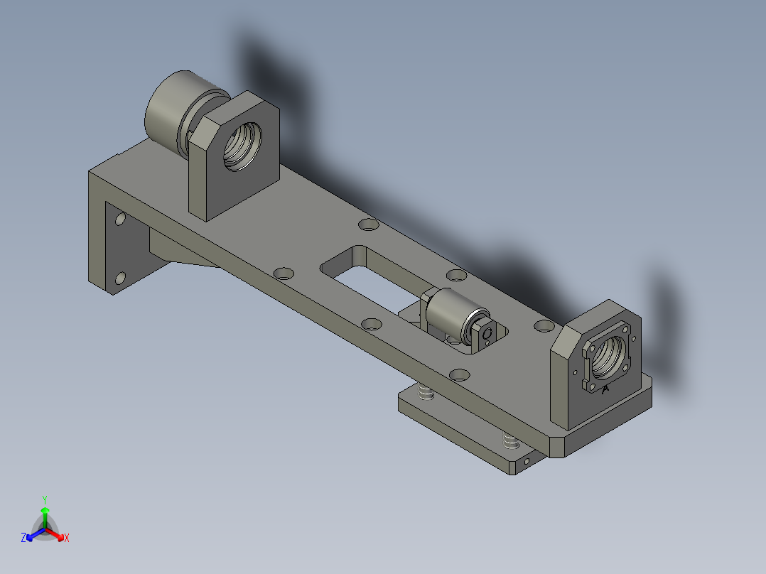 YWP200K4-06-03-00编码器组件正等轴测图