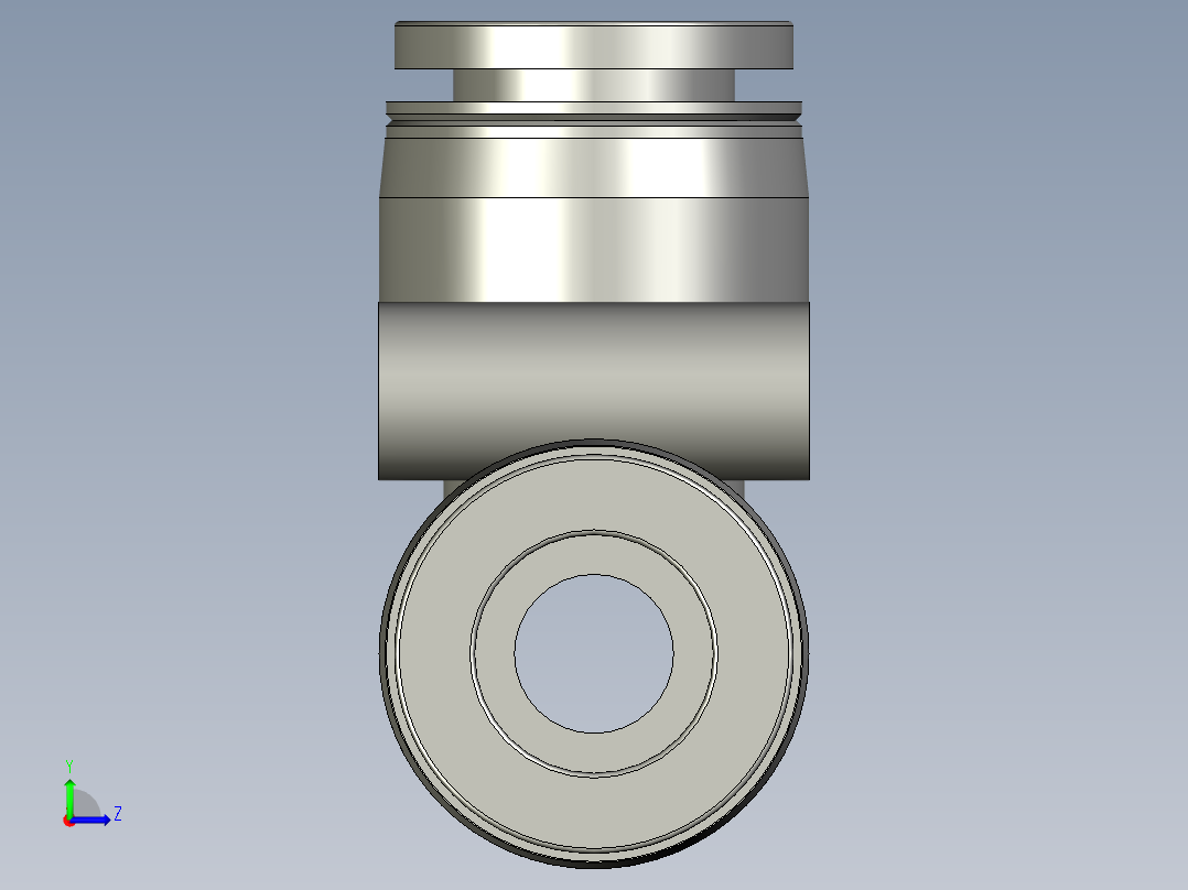 接头PE10亚德客左视图