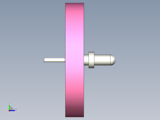 3D打印用行星齿轮传动装置左视缩略图