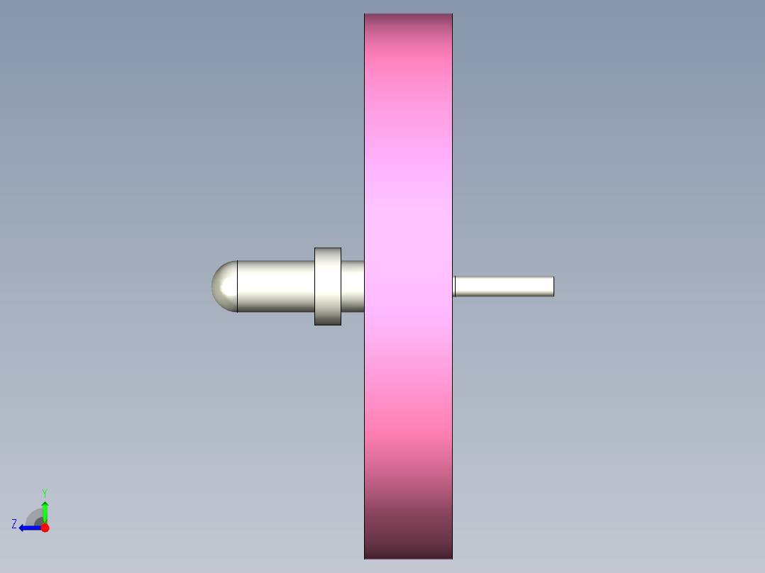 3D打印用行星齿轮传动装置右视图