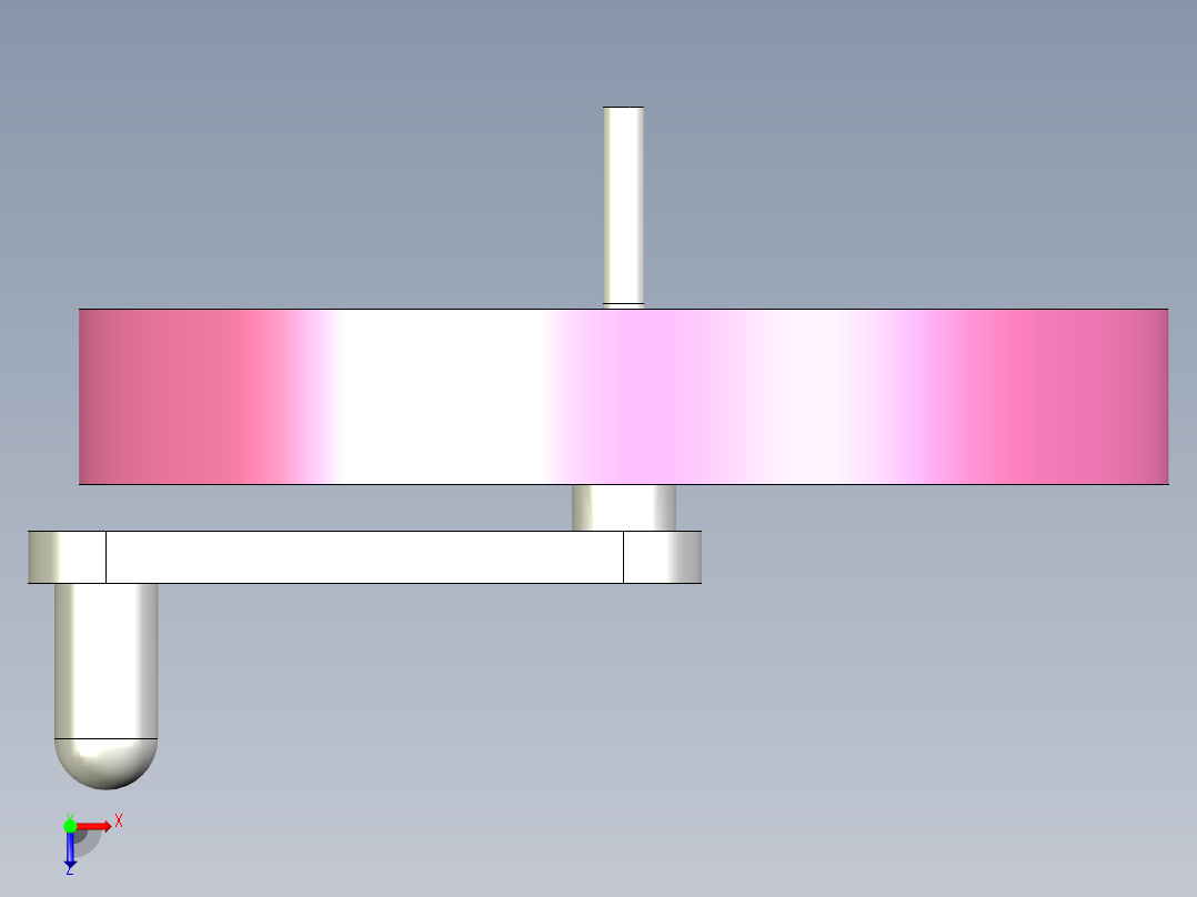 3D打印用行星齿轮传动装置俯视图