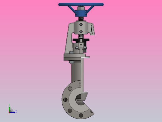 阀门（切掉）左视缩略图